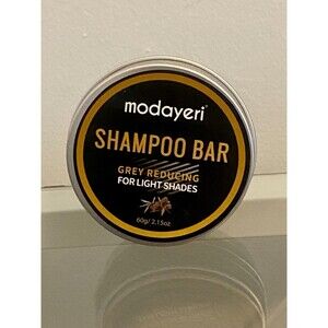 modayeri grey reducing for light shades Shampoo Bar NEW Sealed 60g Tin